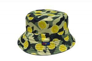 Stone roses lemon cheap camo bucket hat