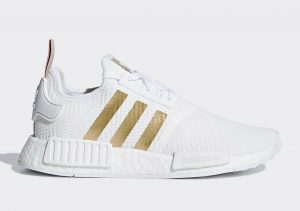 Adidas nmd sales gold stripes